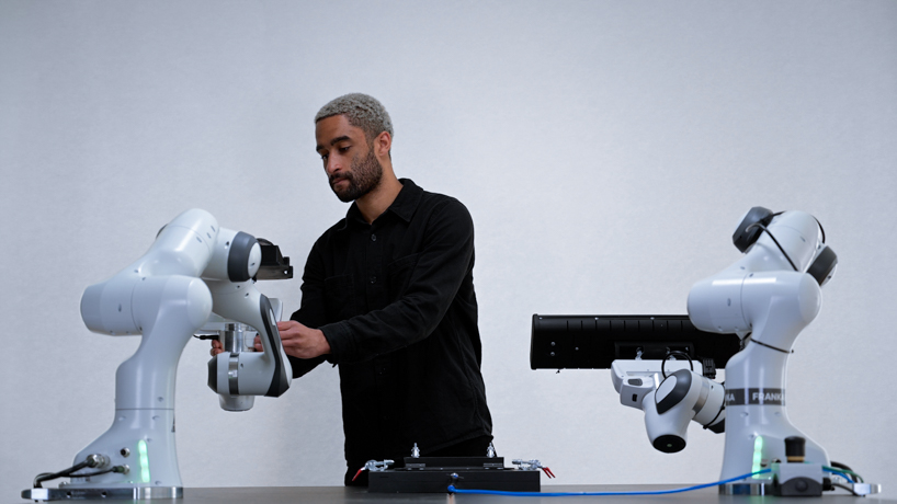 nfrontier develops innovative design and manufacturing process for sound absorbing felt panel systems in a human robot collaboration 7