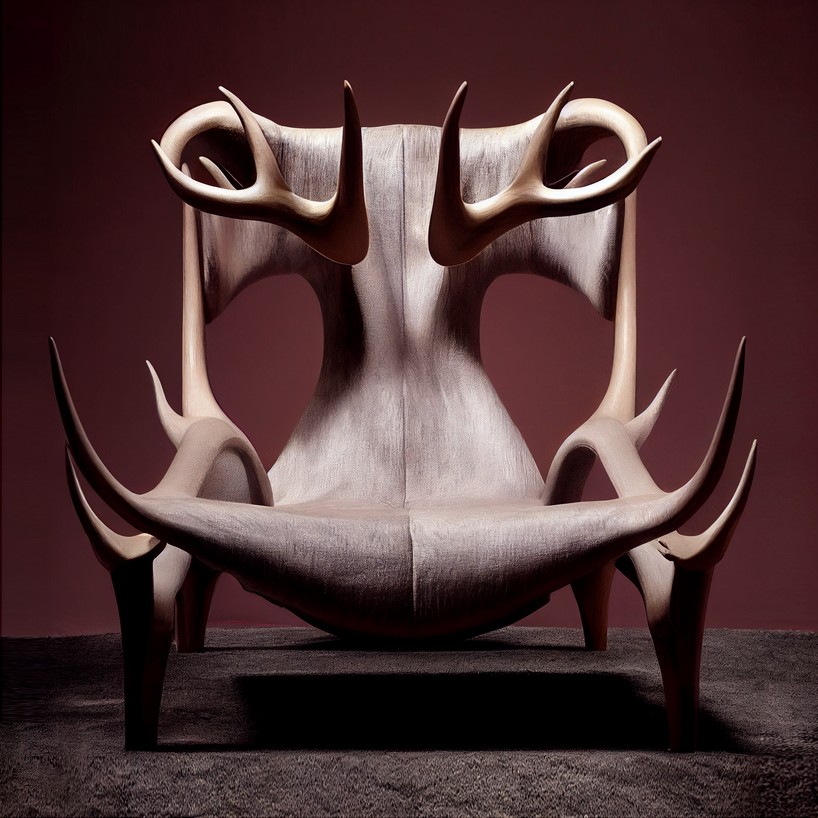 kaveh najafian's midjourney explorations imagine surreal, 'impossible' lounge chairs