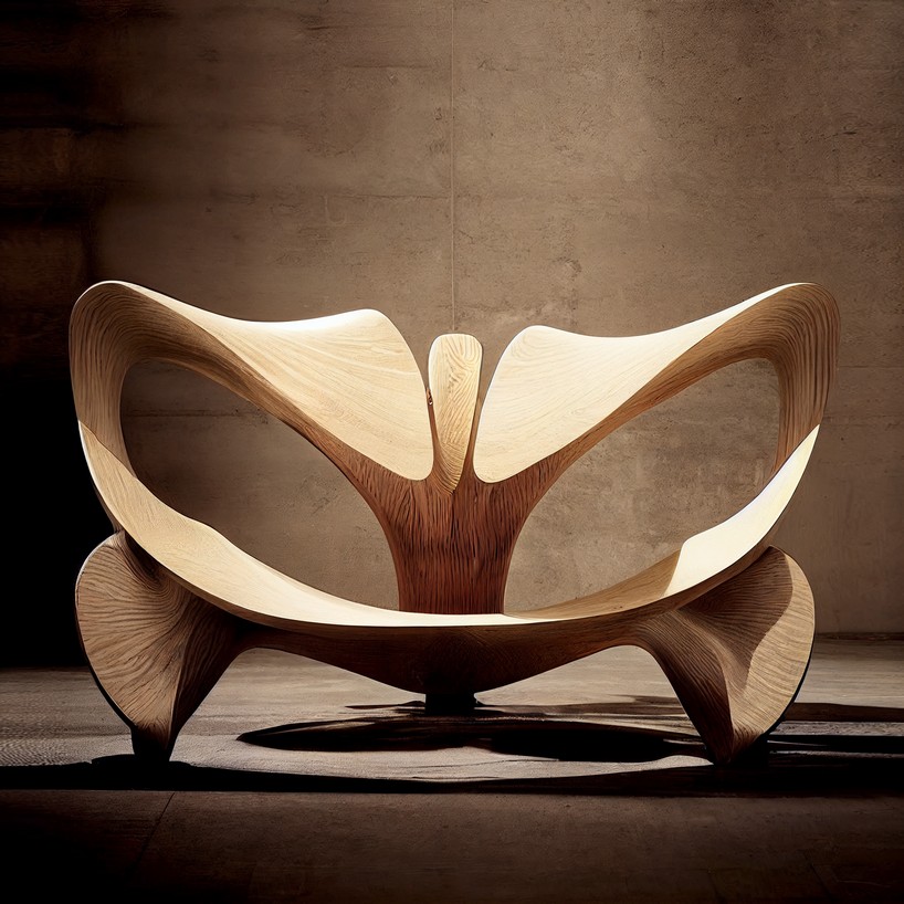kaveh najafian's midjourney explorations imagine surreal, 'impossible' lounge chairs