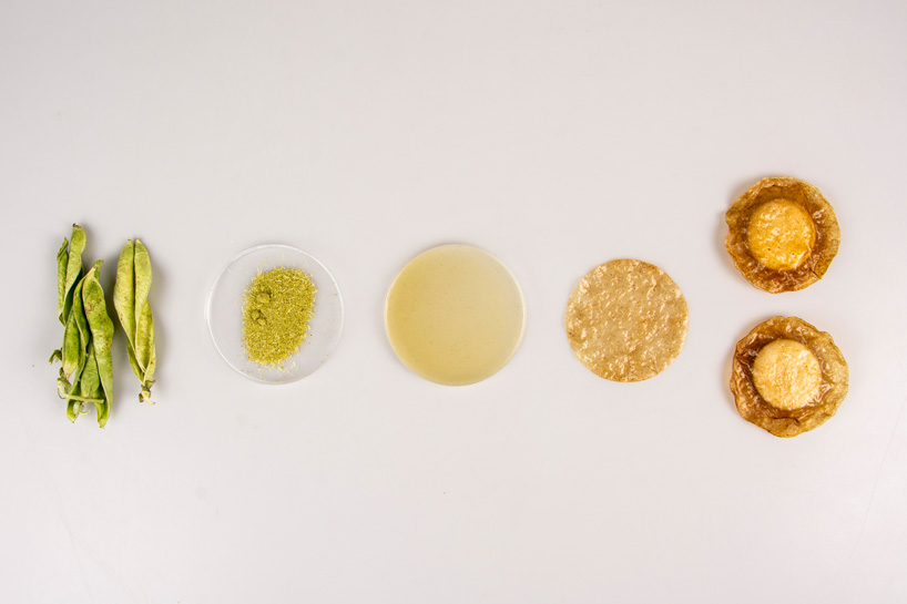 a water resistant bio packaging for commercial soaps made of artichoke leaves or peapods and 100 biodegradable materials 9