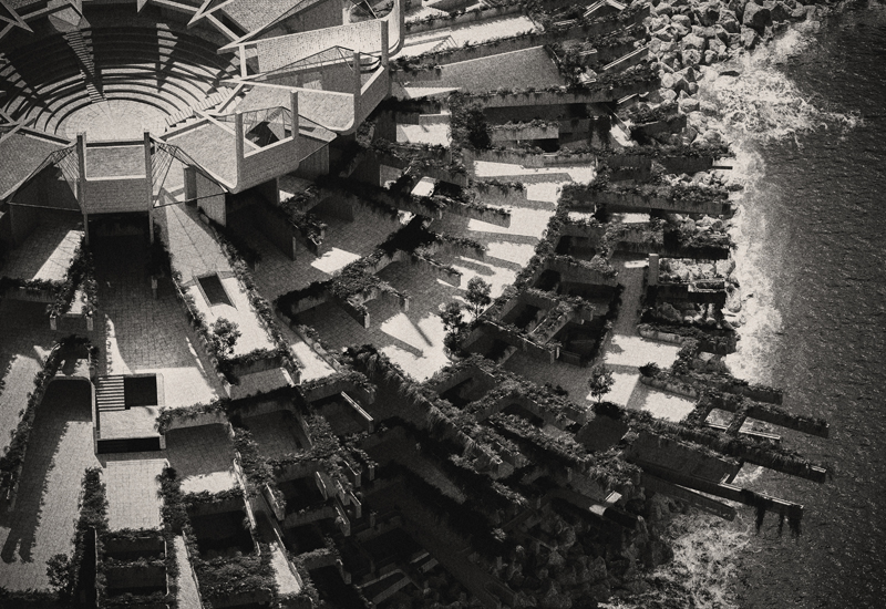 quatre caps’ visualizes unbuilt architecture from the 1960s using 3D technology