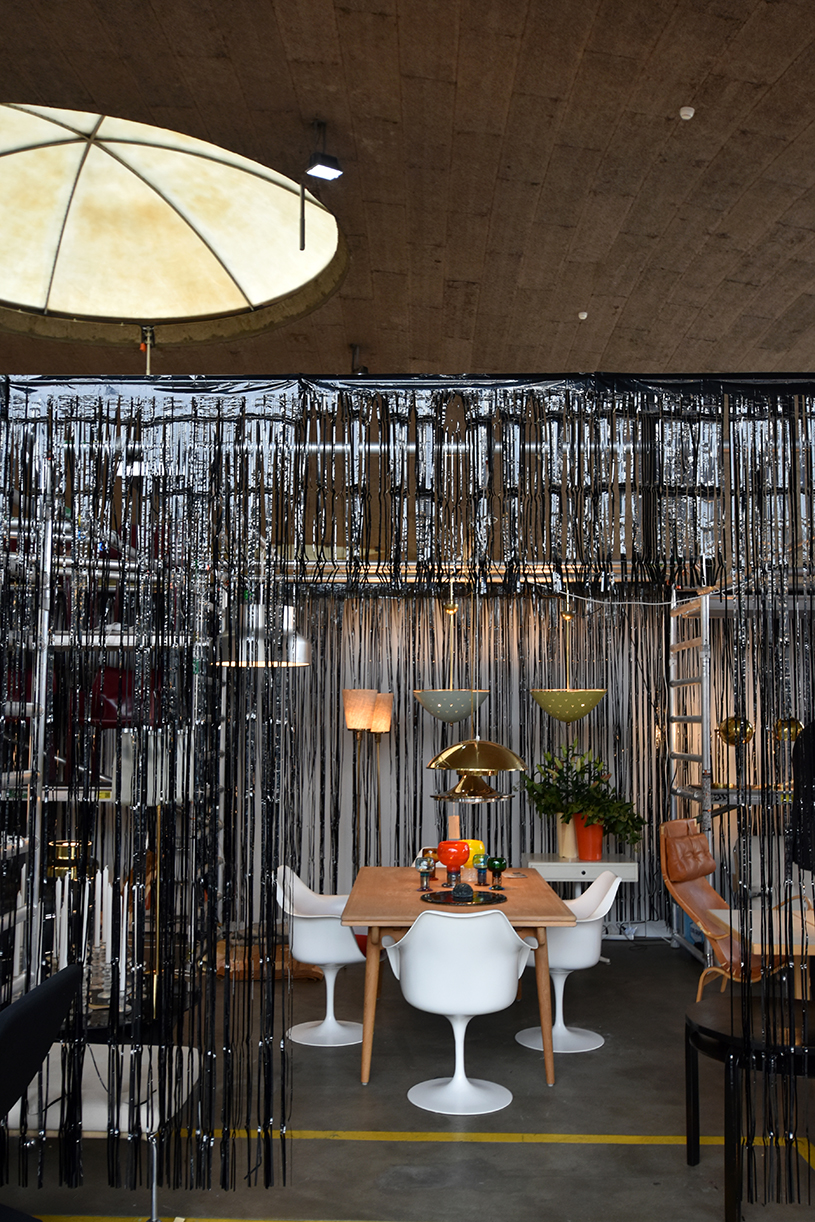 'le salon du design' sets out vintage furniture by alvar aalto, ettore sottsass and more