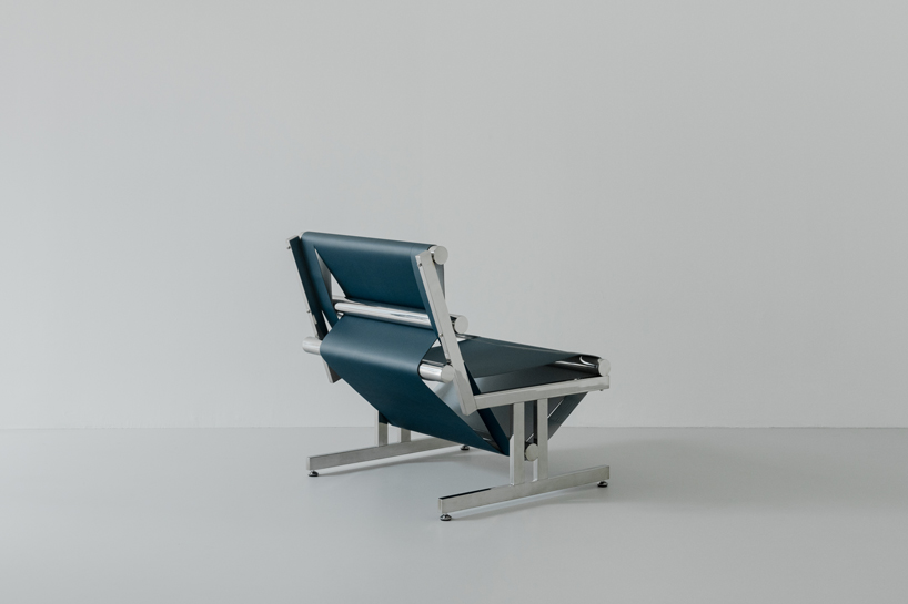 detachable modular chairs by woojin park of 1/plinth studio infuse new value to industrial conveyor belts