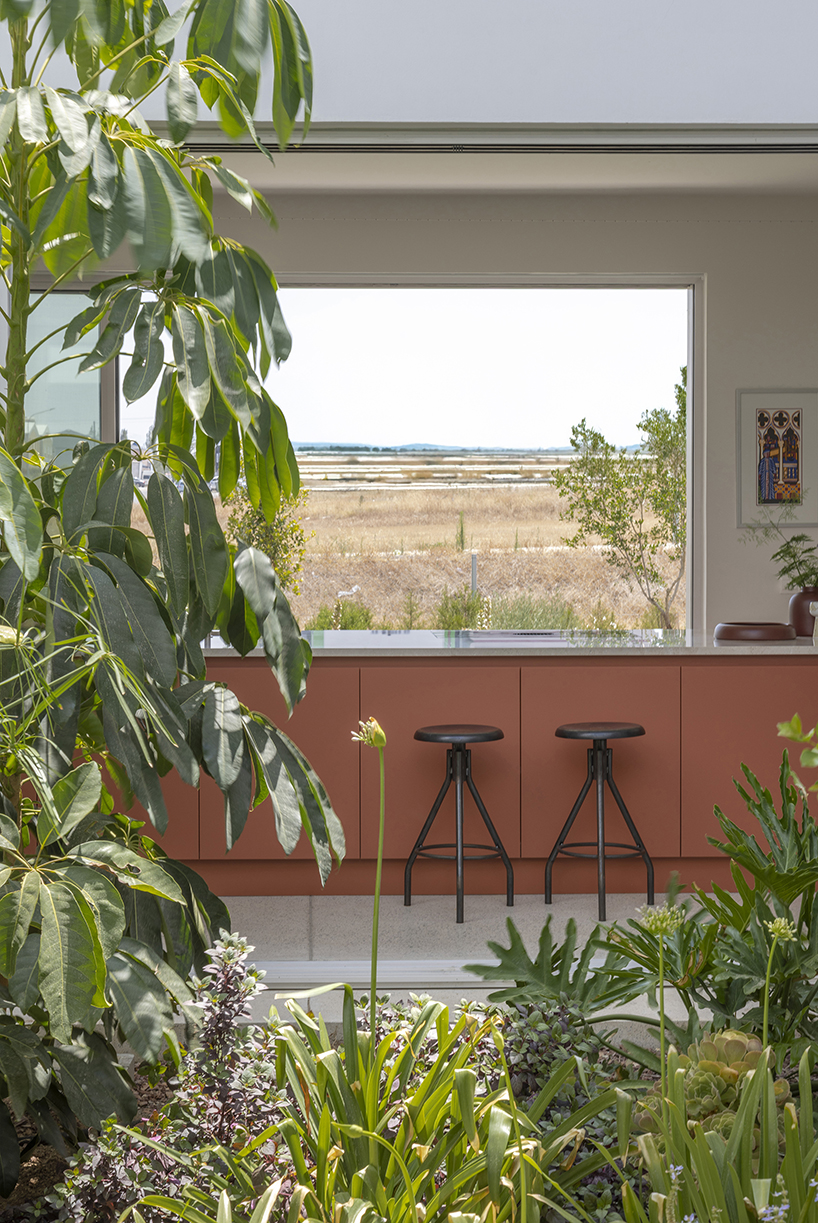 concentric white walls conceal garden-filled residence by draftworks* architects in cyprus