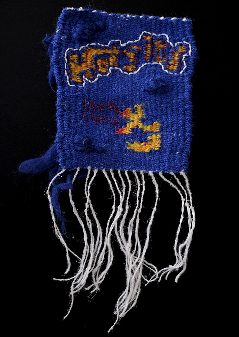 alexandra lucas handweaves iconic crisp packets to celebrate the simple joys of snacking