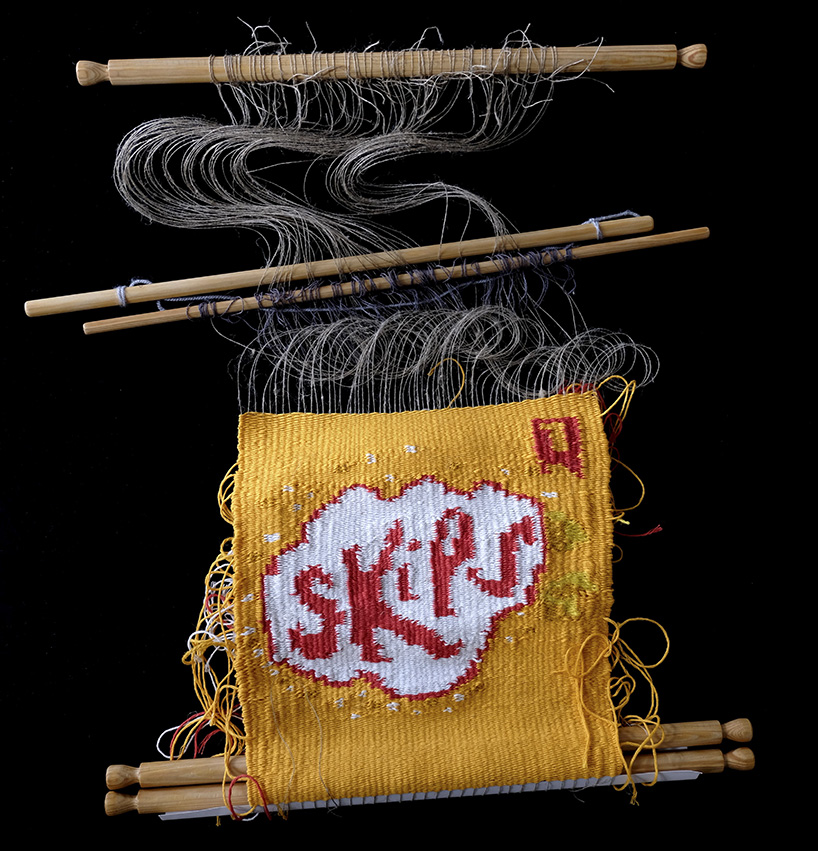 alexandra lucas handweaves iconic crisp packets to celebrate the simple joys of snacking