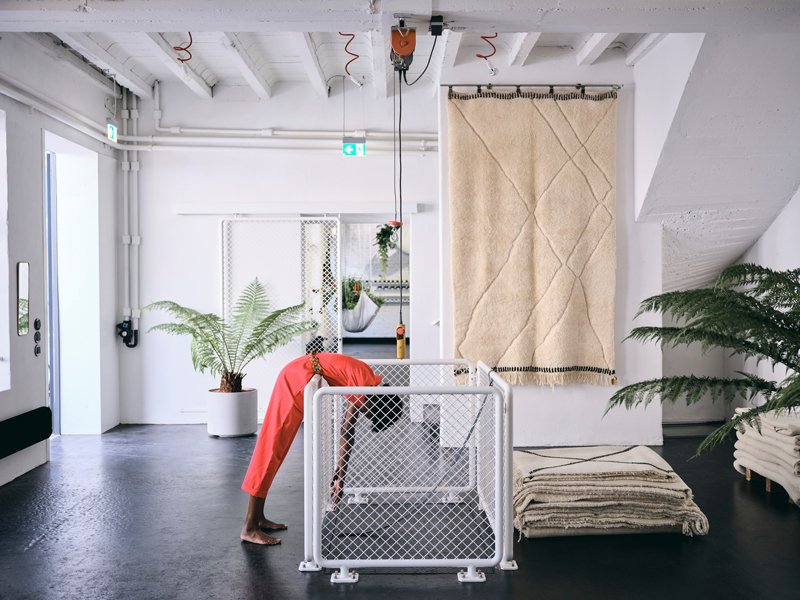 loft-like van den berg spice house in austria is infused with exotic plants and rich aromas