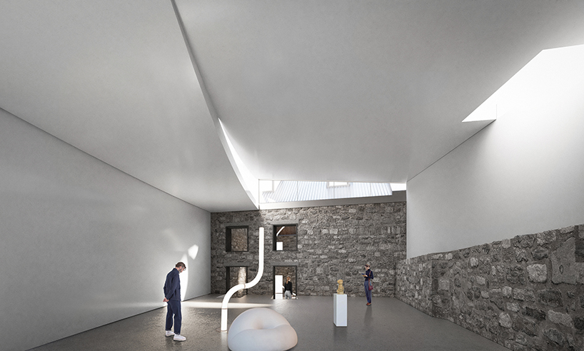 art center proposal in montreal that transforms heritage townhouse 3