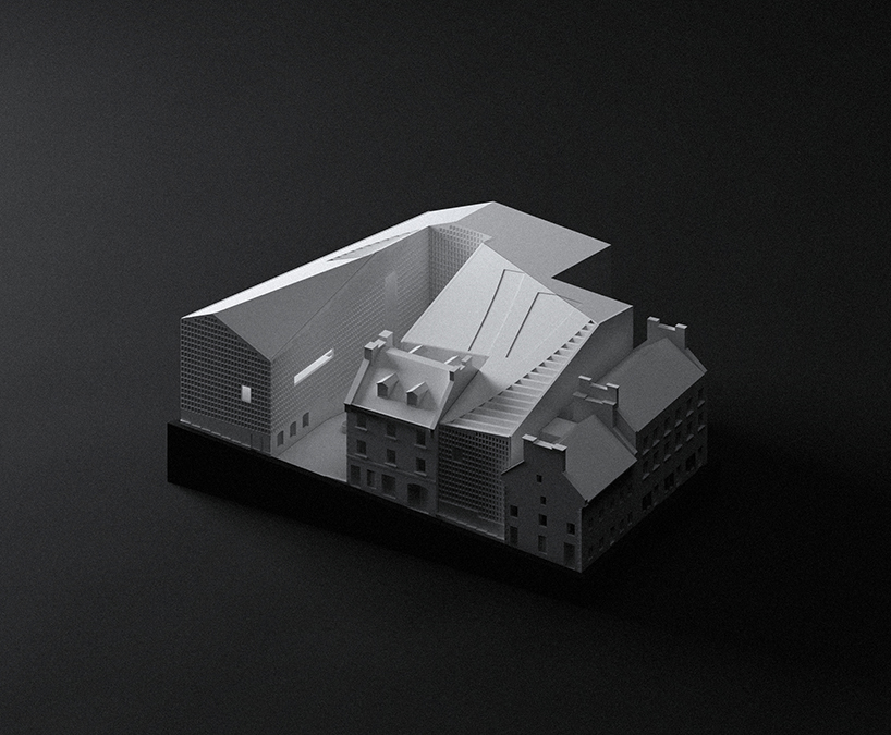 art center proposal in montreal that transforms heritage townhouse 7