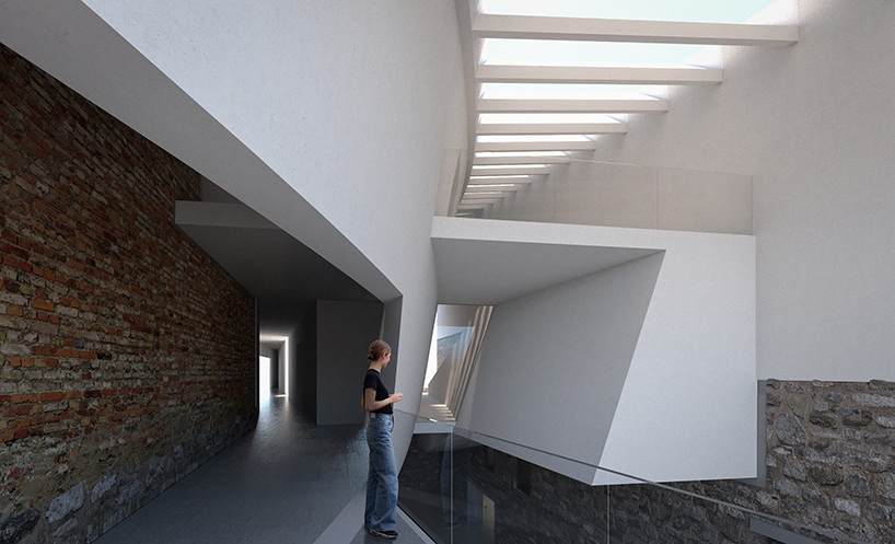 art center proposal in montreal that transforms heritage townhouse 9