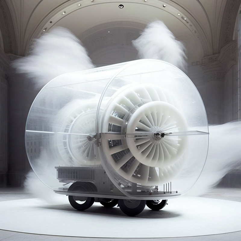 historic steam shuttles are reimagined as futuristic vehicles in ulises AI's midjourney series