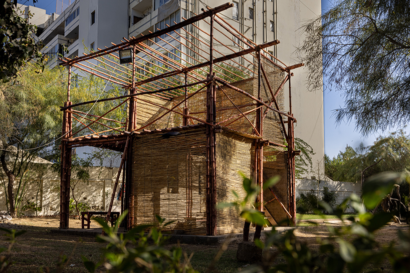 students propose bamboo flood-responsive housing in karachi using local vernacular