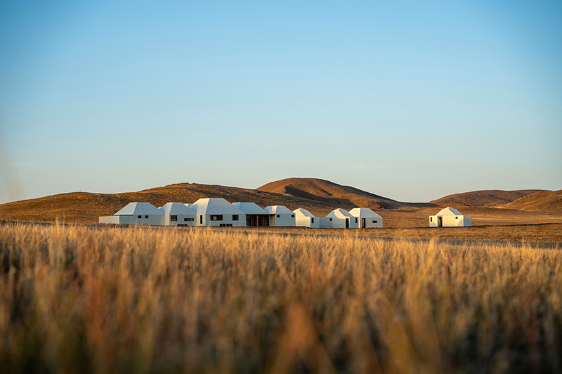 ger atelier's grassland community center adapts traditional mongolian ger