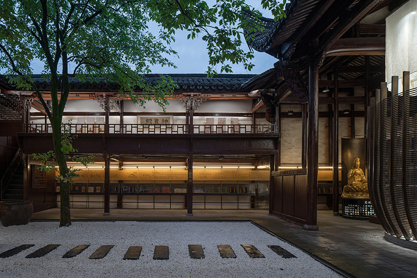 y.ad group's micro-renovation of historic temple in china unfolds around core courtyard
