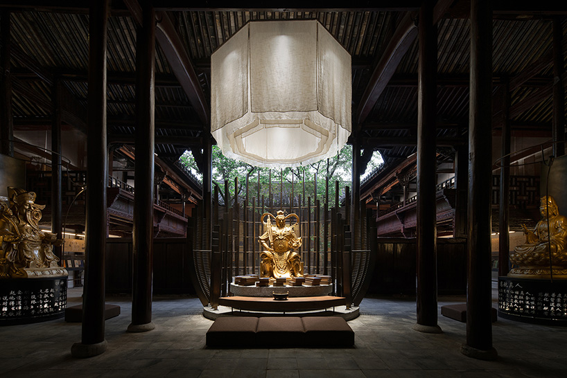 y.ad group's micro-renovation of historic temple in china unfolds around core courtyard
