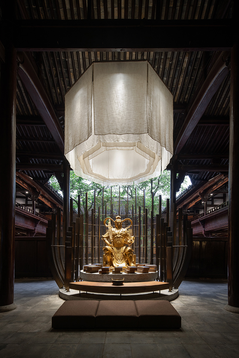 y.ad group's micro-renovation of historic temple in china unfolds around core courtyard