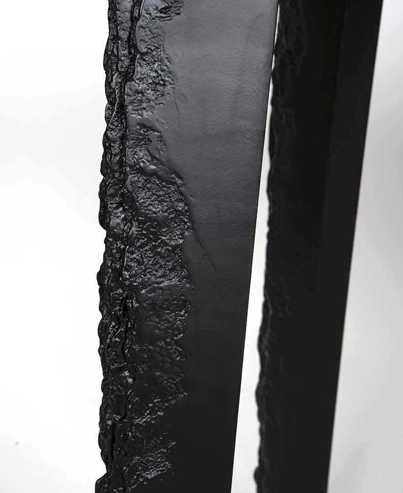 chanwoo park embraces rough edges of discarded MDF for table series