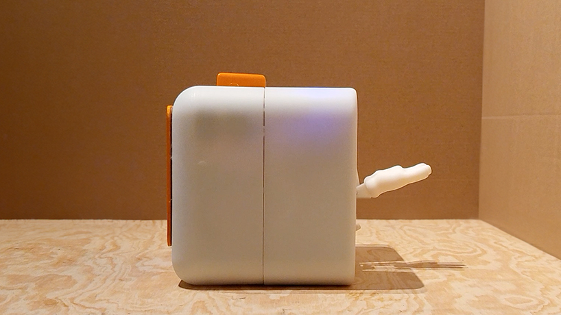 with a raspberry pi core, nico tangara's alarm clock snoozes itself, literally