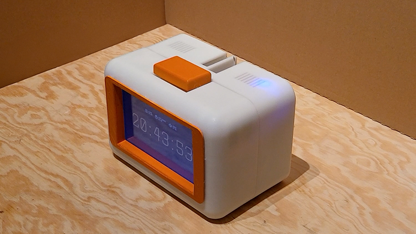 with a raspberry pi core, nico tangara's alarm clock snoozes itself, literally