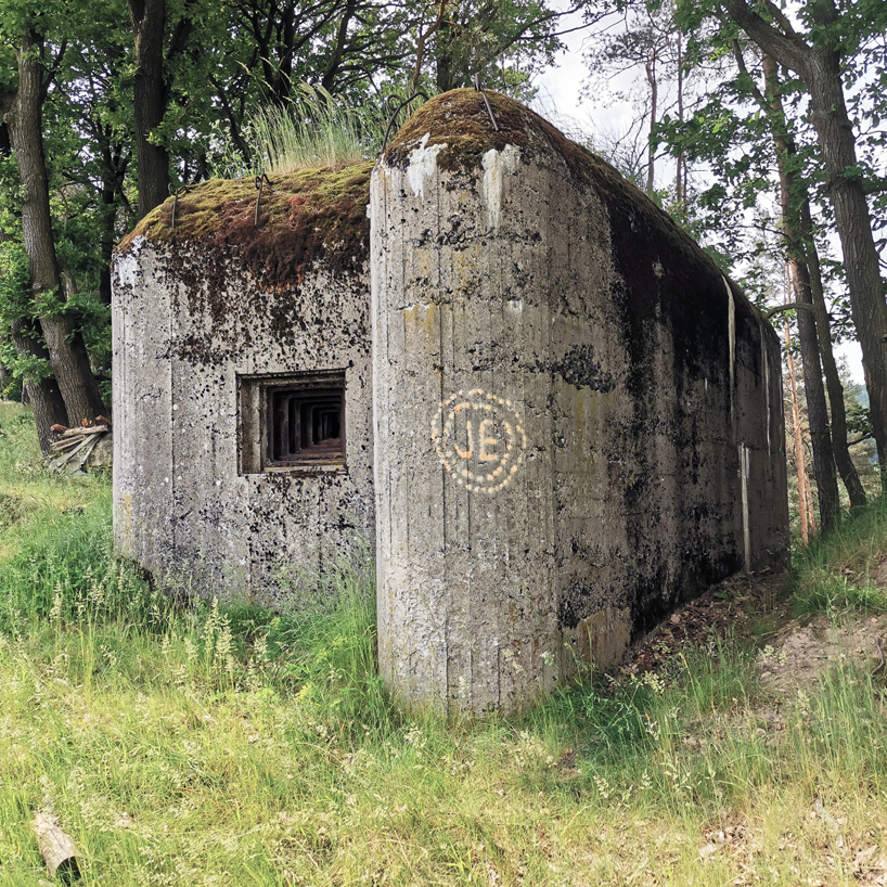 lasovsky johansson architects revives WWII bunkers as liveable spaces along czech border