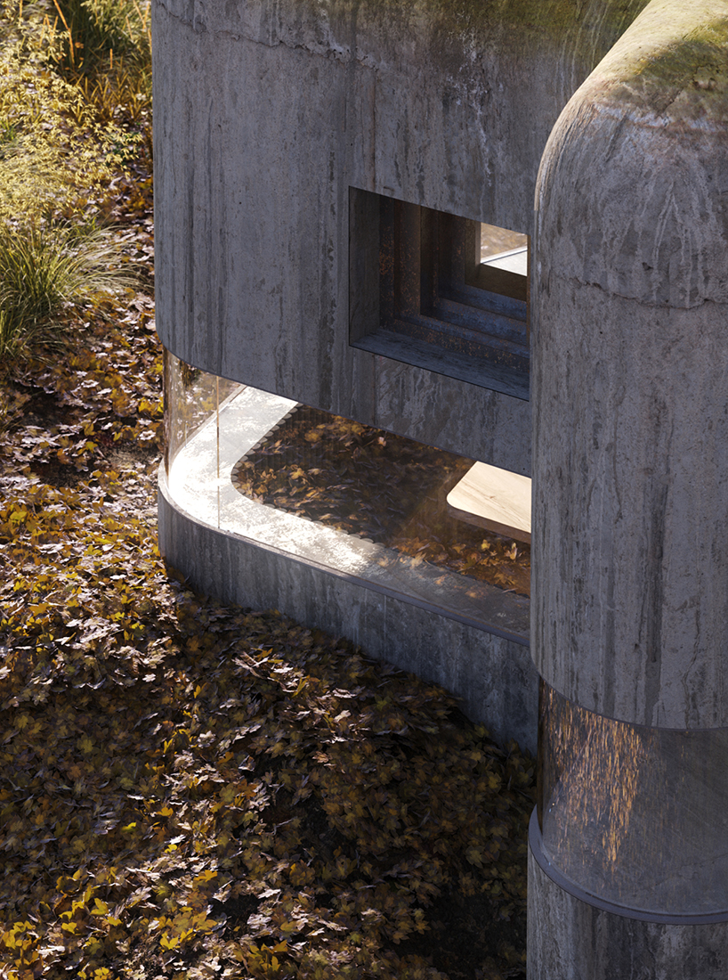 lasovsky johansson architects revives WWII bunkers as liveable spaces along czech border