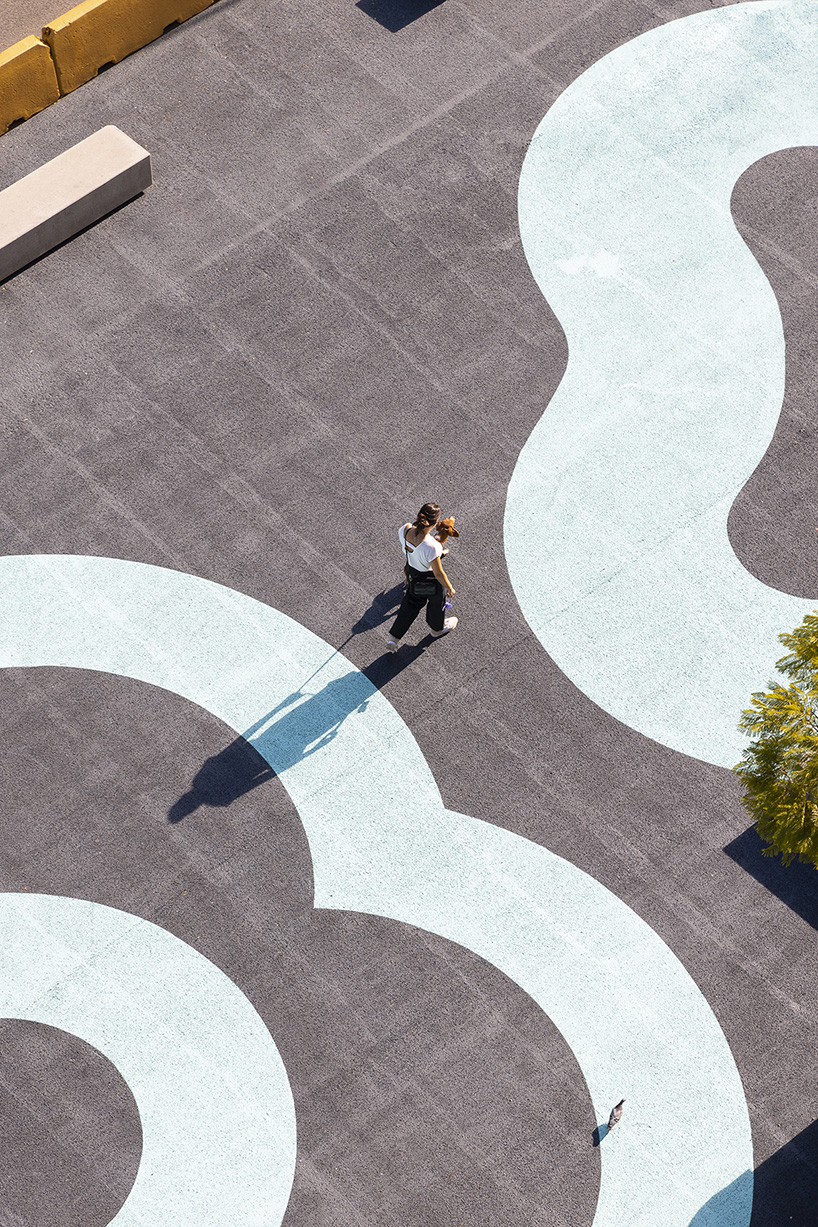 arauna studio's graphic intervention transforms streets of barcelona for more inclusive cityscape