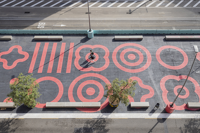 arauna studio's graphic intervention transforms streets of barcelona for more inclusive cityscape