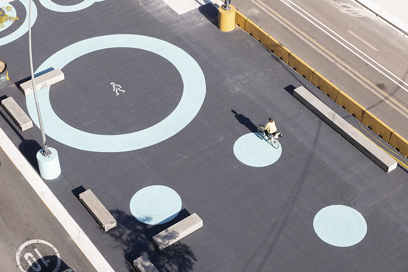 arauna studio's graphic intervention transforms streets of barcelona for more inclusive cityscape