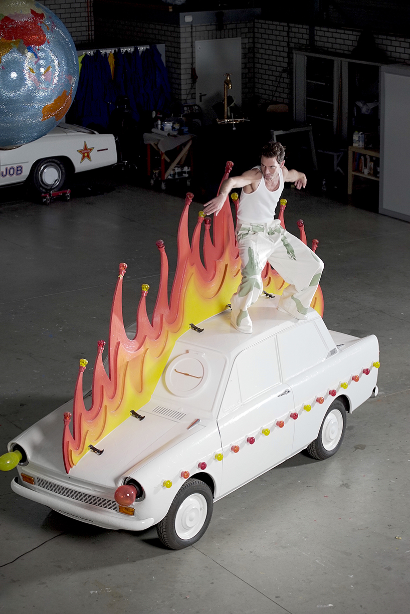 studio job's sculptures add a whimsical touch to mika's apocalypse calypso music video