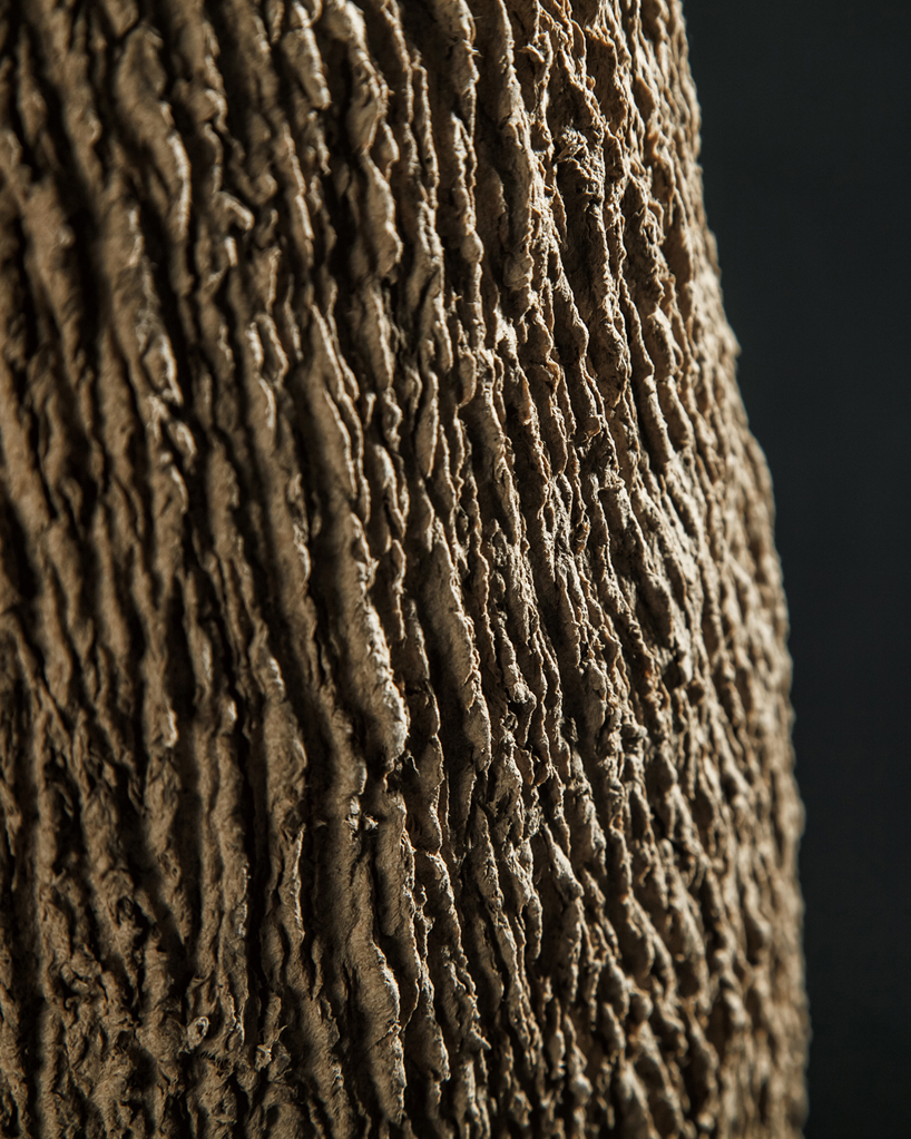 sustainable design and wabi sabi principles debut collection of organic pendant lamps