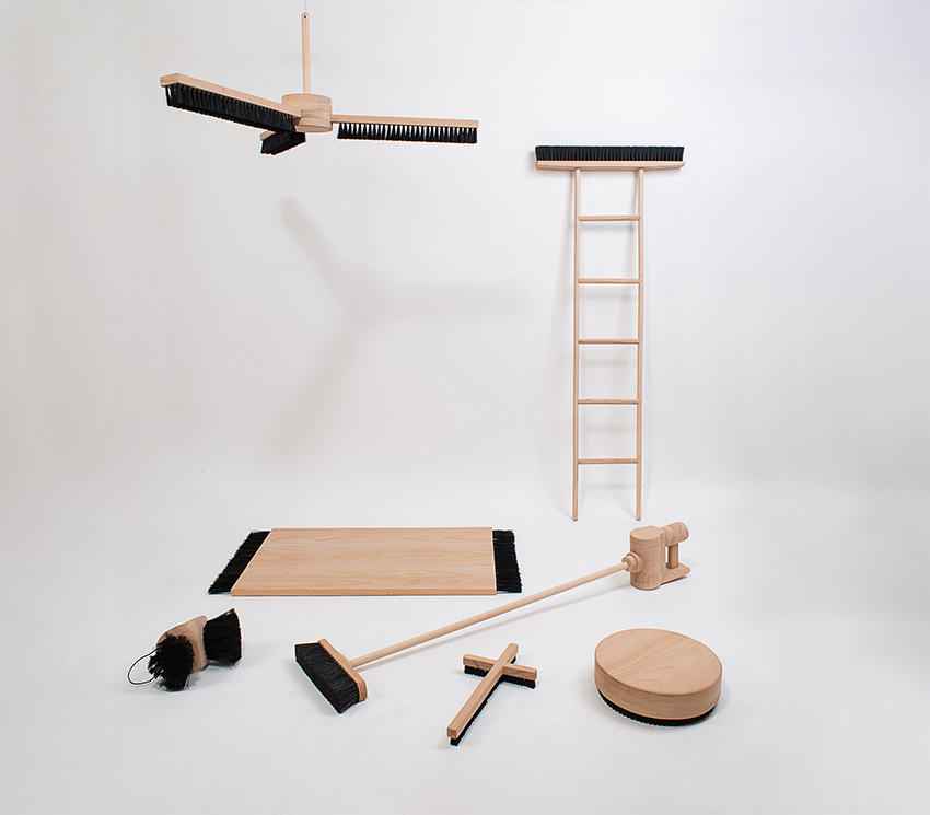'byson' infuses new value into mundane broom for jerusalem design week