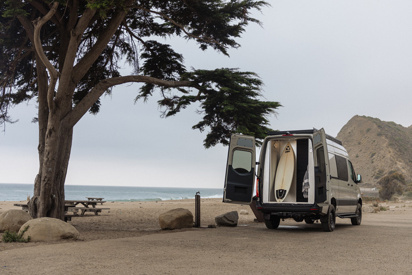 modular nook camper vans invite travelers to stargaze from the roof