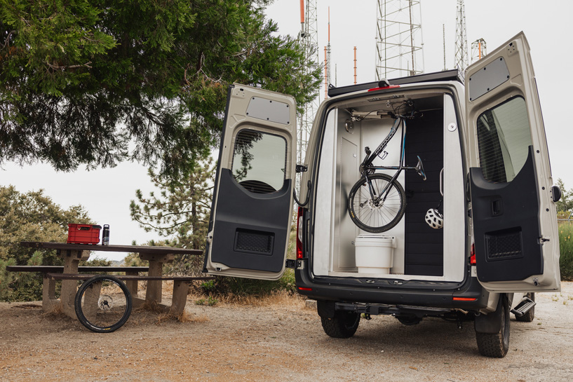 modular nook camper vans invite travelers to stargaze from the roof