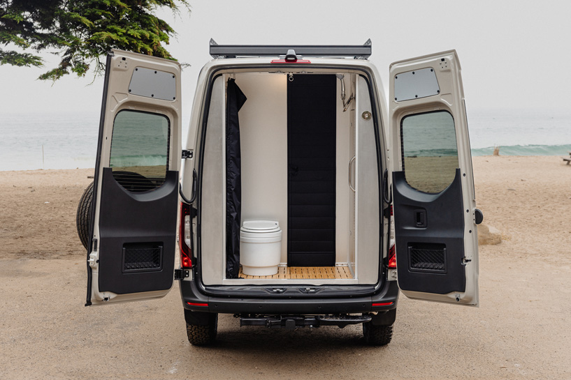 modular nook camper vans invite travelers to stargaze from the roof