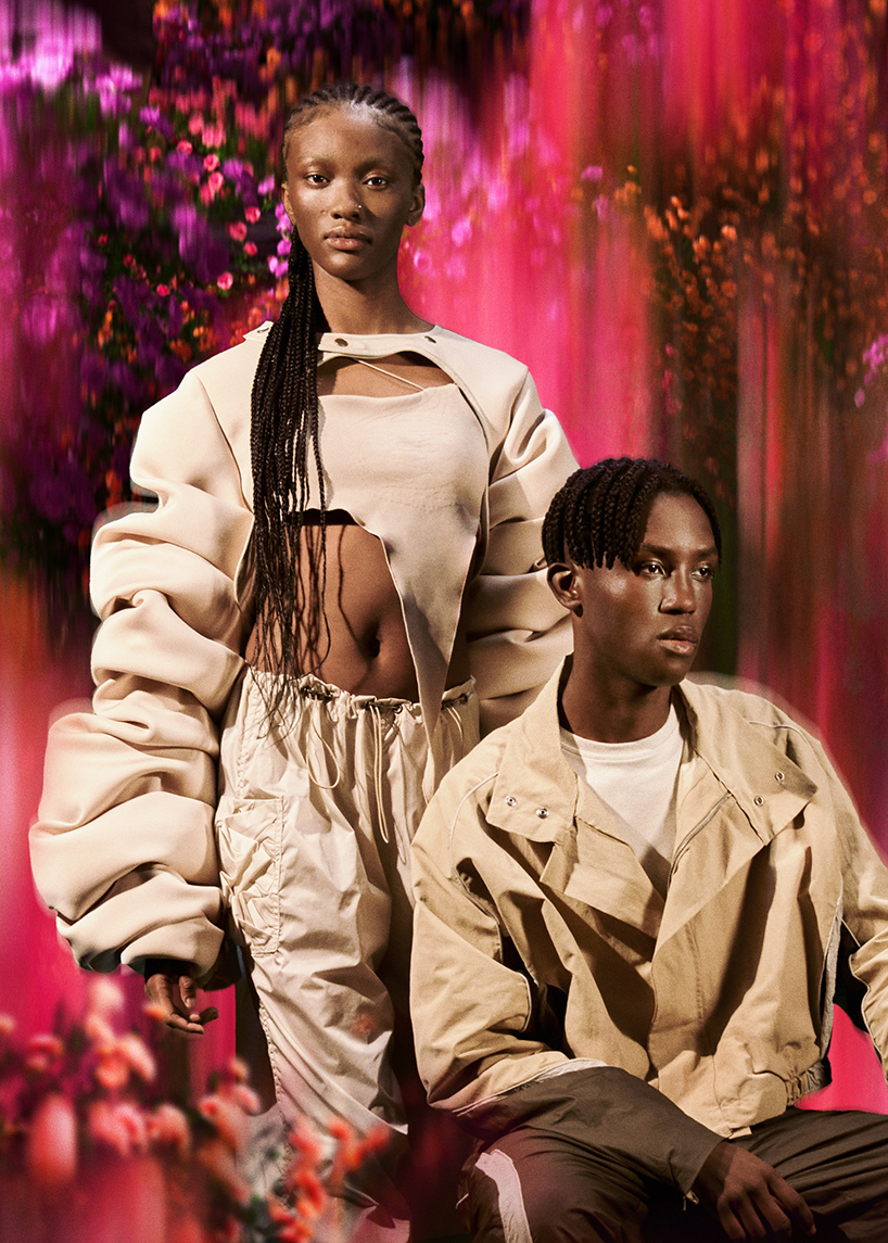 dada projects shoots tech-wear fashion range in this utopian augmented 3D world 