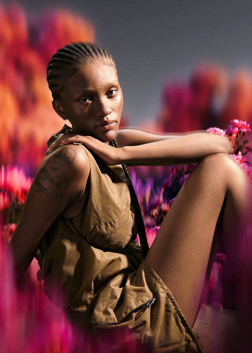 dada projects shoots tech-wear fashion range in this utopian augmented 3D world 