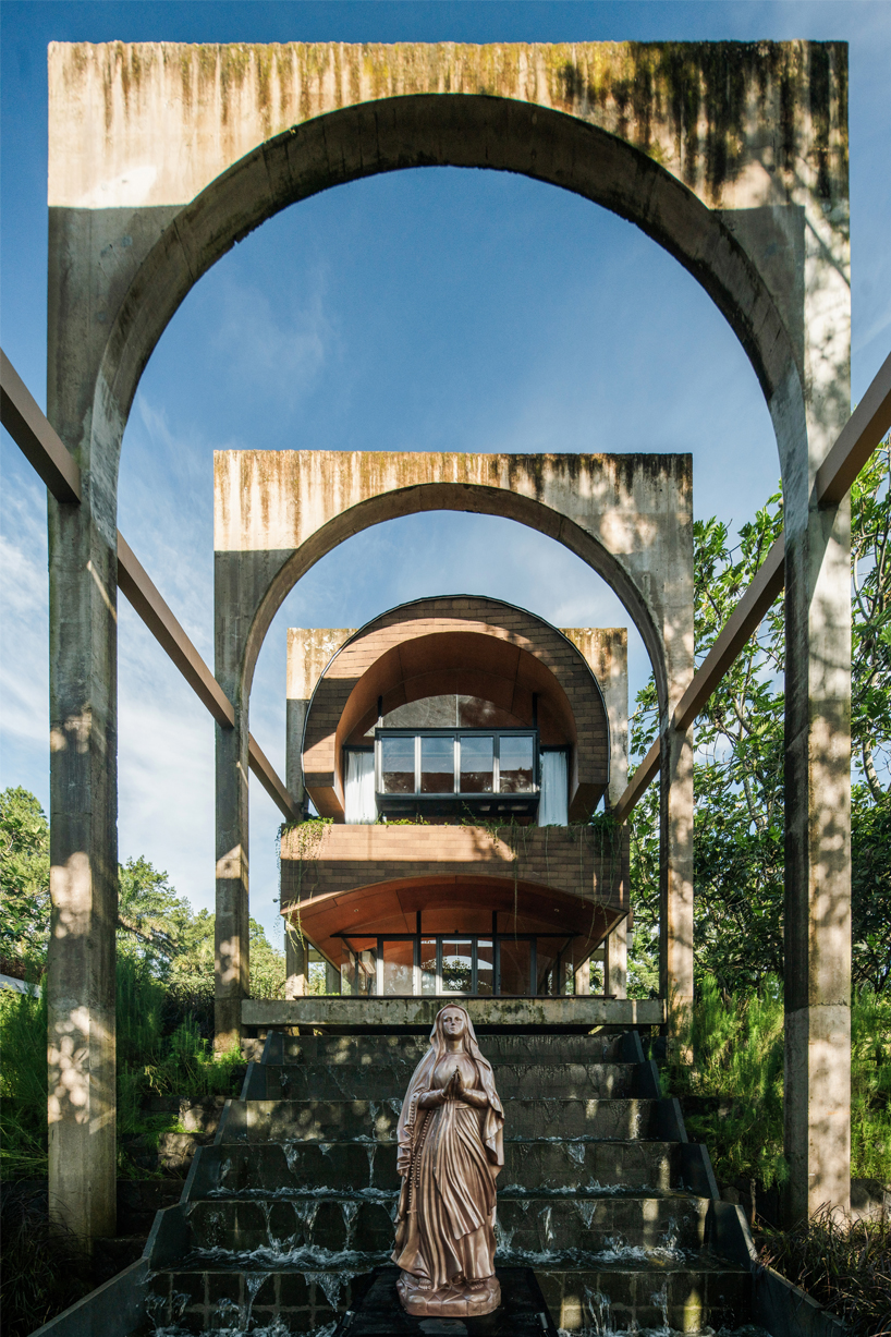 RAD+ar's chapel and villa complex in rural indonesia is a spiritual sanctuary