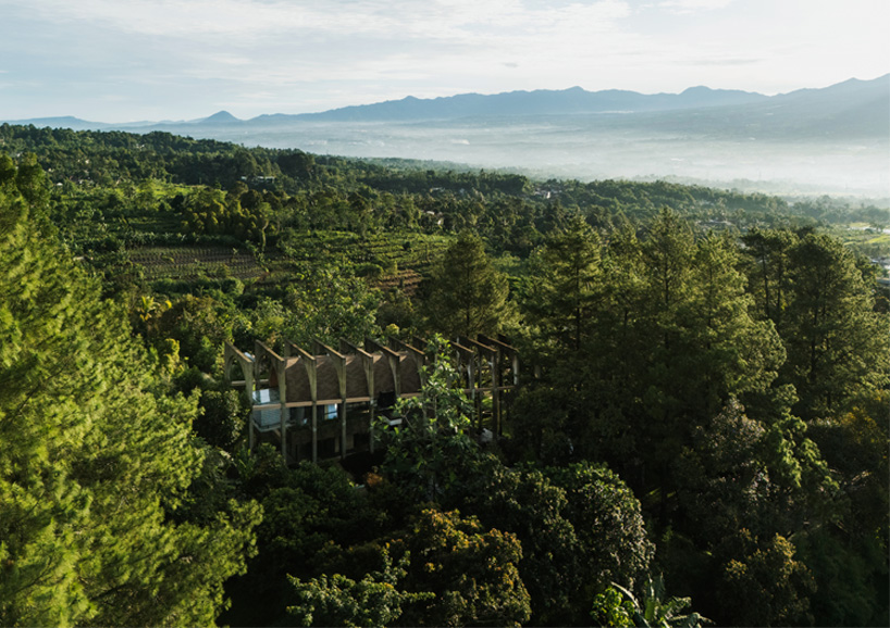 RAD+ar's chapel and villa complex in rural indonesia is a spiritual sanctuary