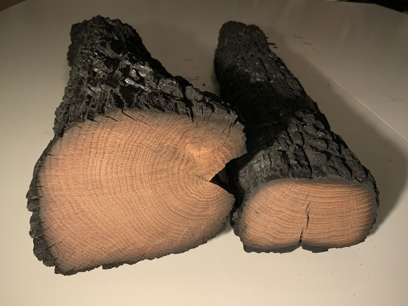 paul de livron crafts wooden wheelchair for the pope with burnt oak beams from notre-dame