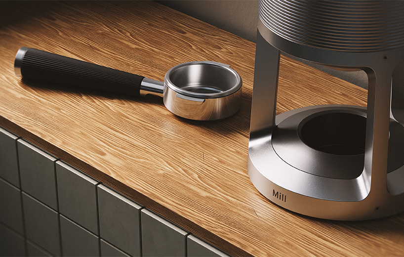 alexander shayle’s coffee grinders emulate agricultural grain silos structures