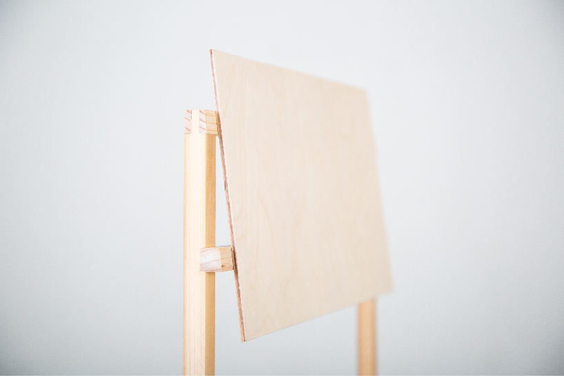 vicente carmona montedonico's densified wood chair weighs a mere 2.3 kilograms