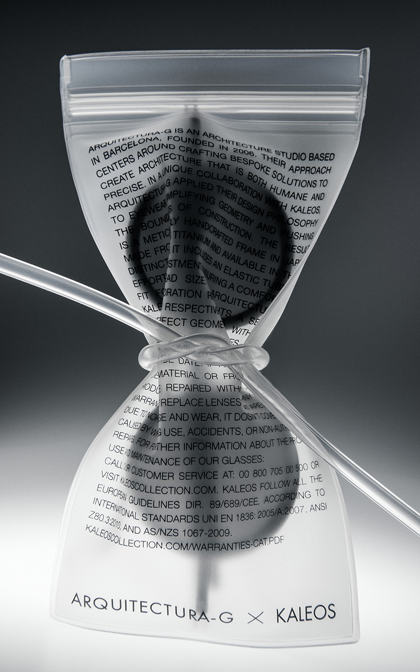 arquitectura-g and KALEOS' eyewear collection embraces elemental geometry