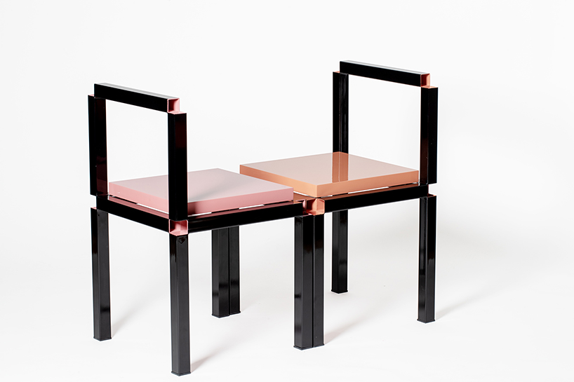 seemingly fragile zero thickness chair is crafted from robust steel welding and joinery