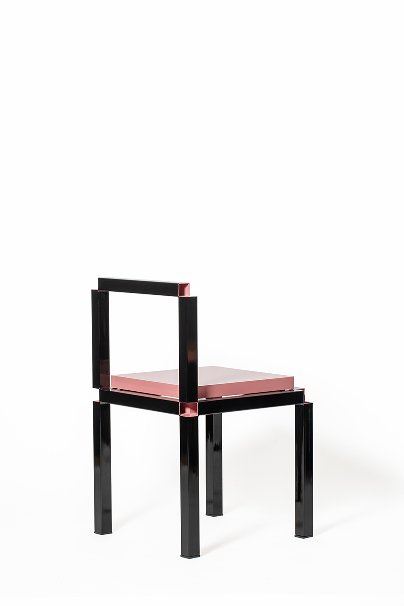 seemingly fragile zero thickness chair is crafted from robust steel welding and joinery