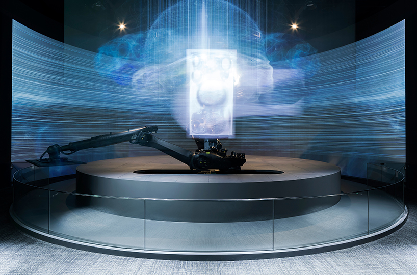 sinuous steel ribs flow around unsangdong architects' art museum in korea