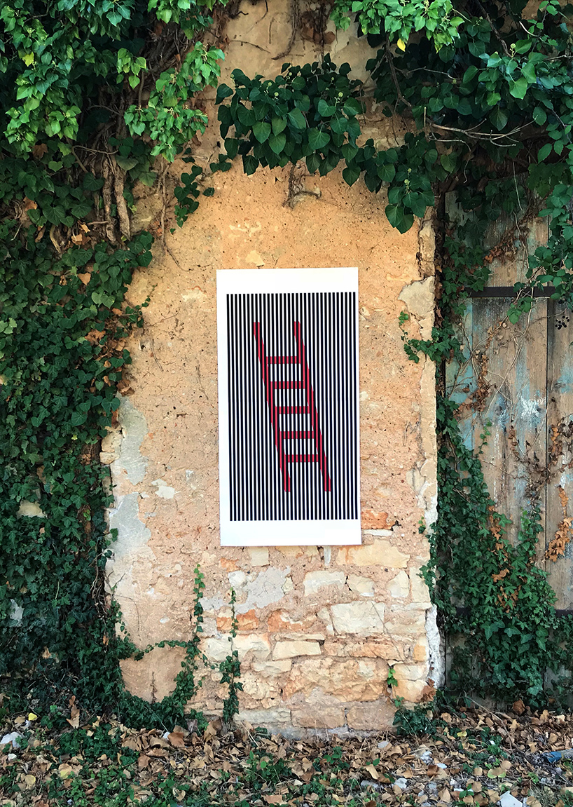 geometric explorations of minimalism take over walls, canvases, and posters