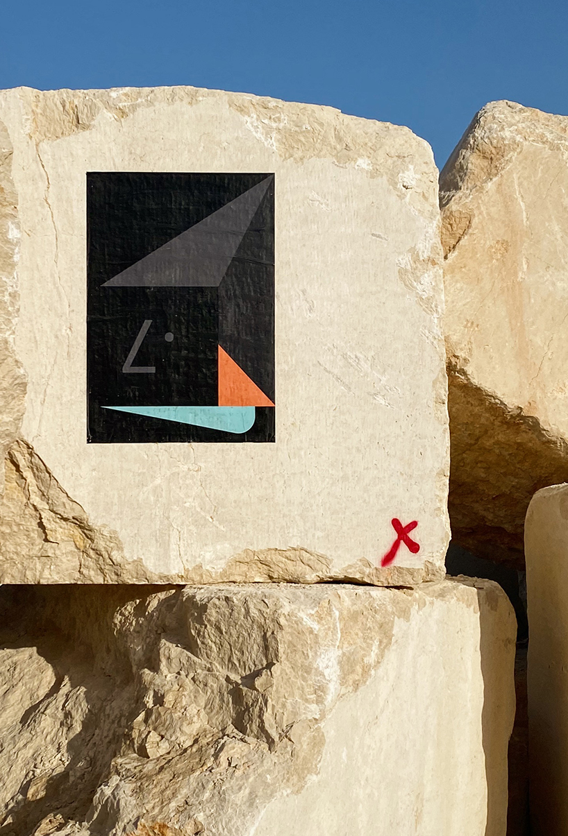 geometric explorations of minimalism take over walls, canvases, and posters