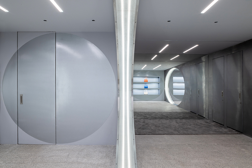 sala hars envisions apparel store in mexico as 'industrial bunker' with overlapping forms