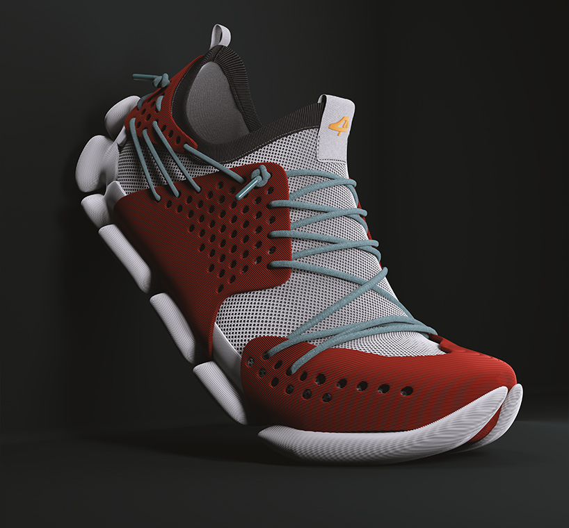 4steps adjustable 3D-printed sneakers kids michele di carlo
