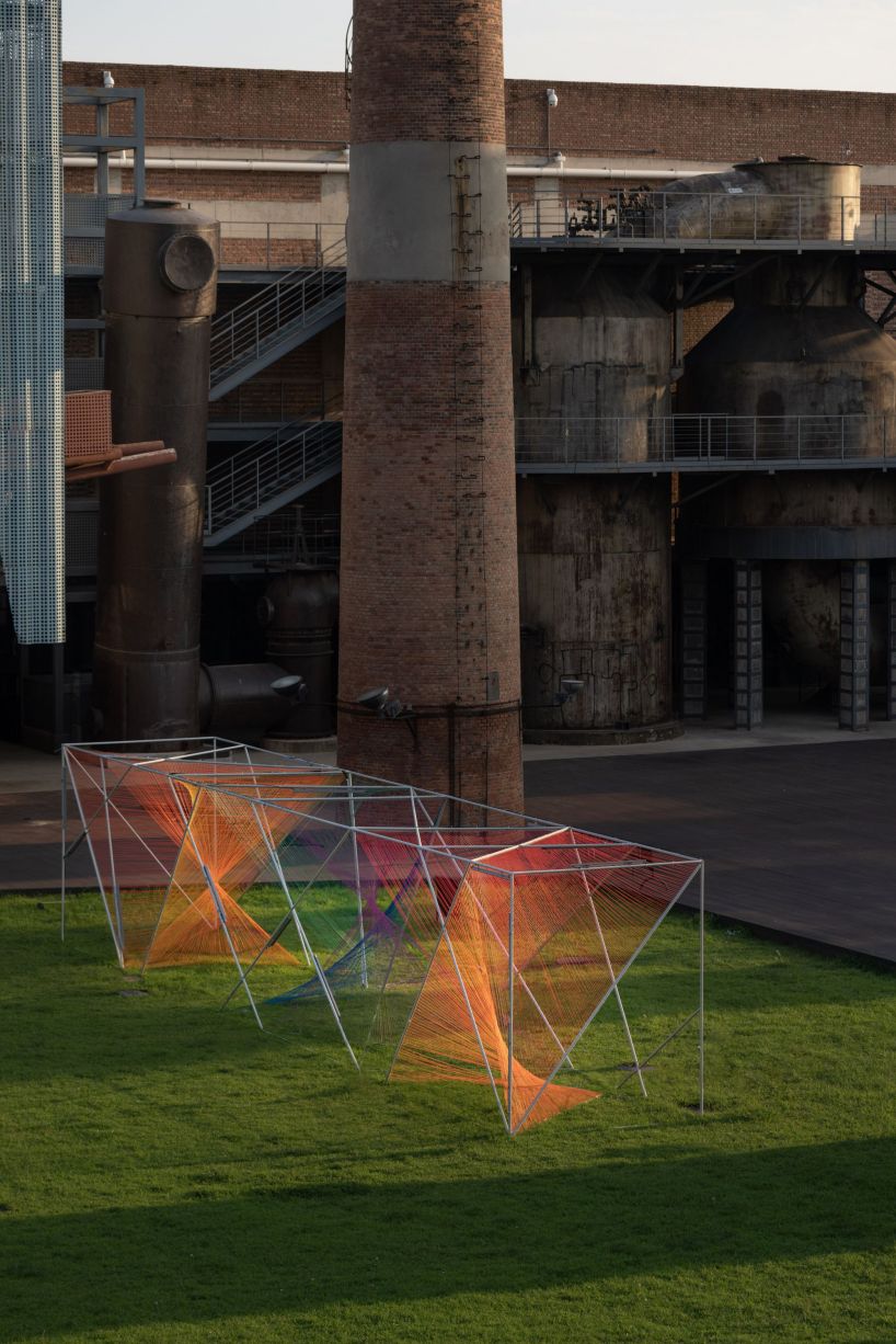 MARS studio intertwines flickering light and sound for multidimensional installation in beijing 